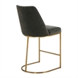 Uttermost Hanni Charcoal Counter Stool