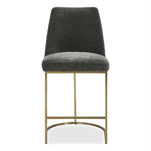 Uttermost Hanni Charcoal Counter Stool