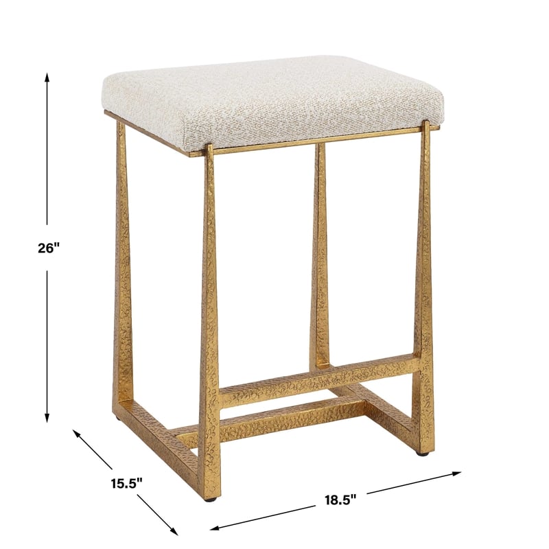 Uttermost Midas Gold Counter Stool
