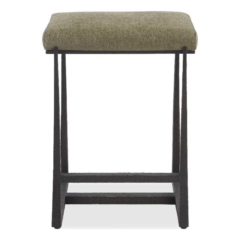 Uttermost Midas Bronze Counter Stool in Green