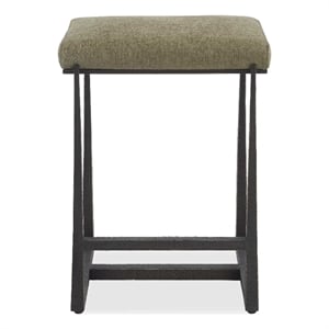 Uttermost Midas Bronze Counter Stool in Green