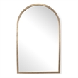 Uttermost Vestry Antique Brass Arch Mirror in Antique Brass