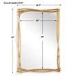 Uttermost Curved Branches Gold Mirror