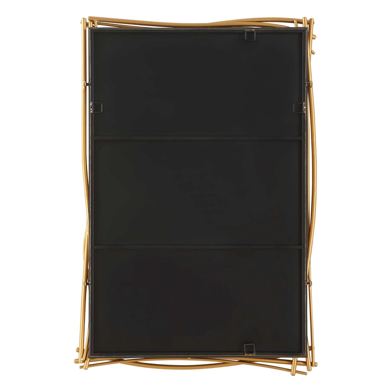 Uttermost Curved Branches Gold Mirror