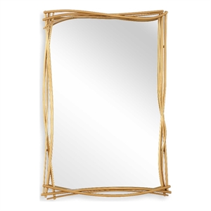 Uttermost Curved Branches Gold Mirror
