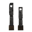 Uttermost Cipher Black Wood Totems in Black (Set of 2)