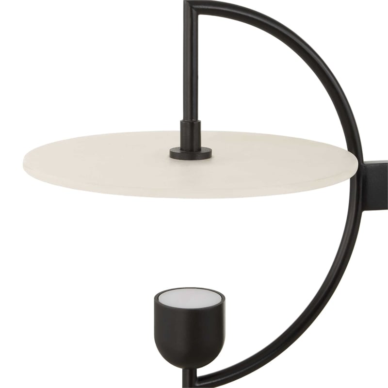 Uttermost Kyoto 4 Light Linear LED Chandelier in Black