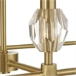 Uttermost Arques 8 Light Linear Chandelier in Brass