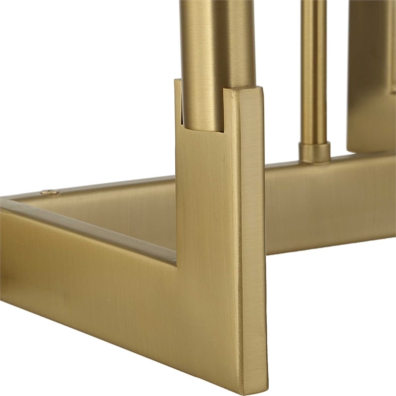 Uttermost Cordoba 8 Light Linear Chandelier in Brass