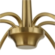 Uttermost Barcelona 6 Light Brass Chandelier in Brass