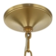 Uttermost Barcelona 6 Light Brass Chandelier in Brass