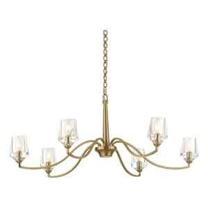 Uttermost Barcelona 6 Light Brass Chandelier in Brass