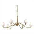 Uttermost Barcelona 6 Light Brass Chandelier in Brass