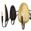 Uttermost Warwick 6 Light Matte Black Chandelier in Black