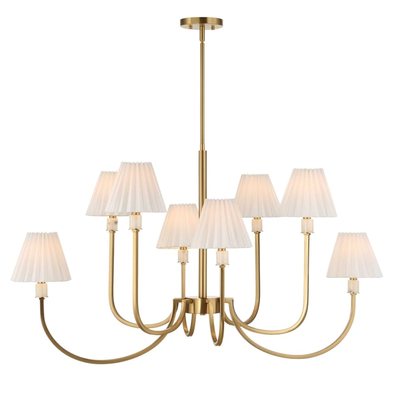 Uttermost Poppins 8 Light Brass Chandelier in Brass
