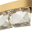 Uttermost Segovia Round Crystal LED Chandelier in Brass