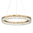 Uttermost Segovia Round Crystal LED Chandelier in Brass