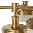 Uttermost Wedge 12 Lt LED Brass Chandelier in Brass