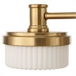 Uttermost Wedge 12 Lt LED Brass Chandelier in Brass