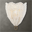Uttermost Biddeford 1 Light White Beaded Sconce