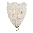Uttermost Biddeford 1 Light White Beaded Sconce