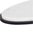 Uttermost Morro White Marble Side Table
