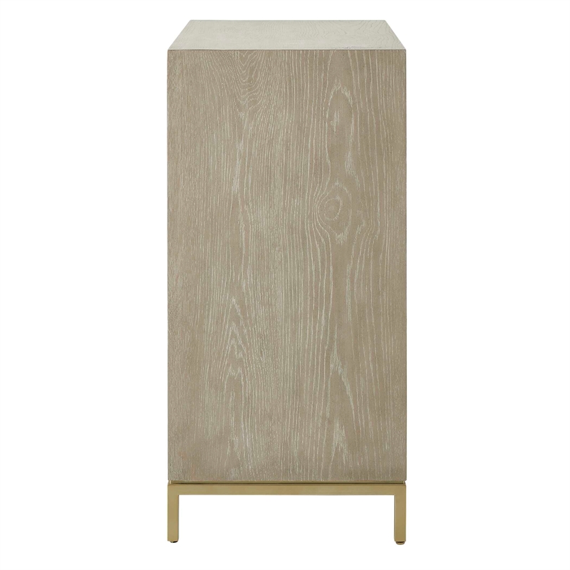 Uttermost Alessia Washed 2 Door Cabinet in Oak