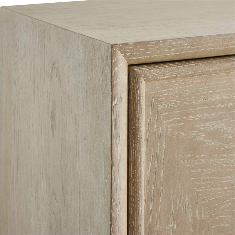 Uttermost Alessia Washed 2 Door Cabinet in Oak