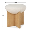 Uttermost Lainie Minimalist Accent Stool in White