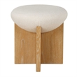 Uttermost Lainie Minimalist Accent Stool in White