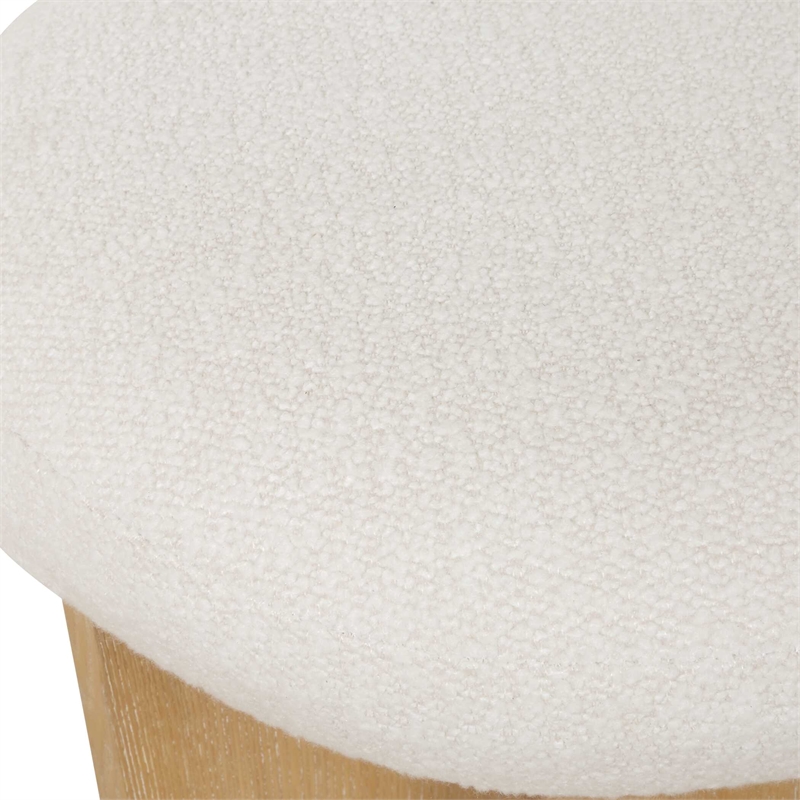 Uttermost Lainie Minimalist Accent Stool in White