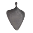 Uttermost Leaflet Dark Nickel Outdoor Bowl in Nickel
