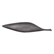 Uttermost Leaflet Dark Nickel Outdoor Bowl in Nickel