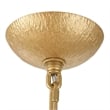 Uttermost Seville 9 Light Gold Chandelier in Gold