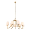 Uttermost Seville 9 Light Gold Chandelier in Gold