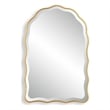 Uttermost Contemporary Scalloped Edges Mirror in Gold
