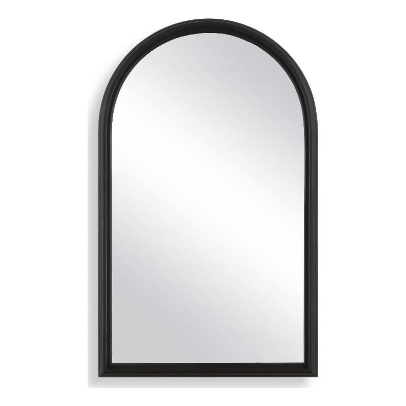 Uttermost Contemporary Arch Top Mirror in Black