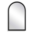 Uttermost Contemporary Arch Top Mirror in Black