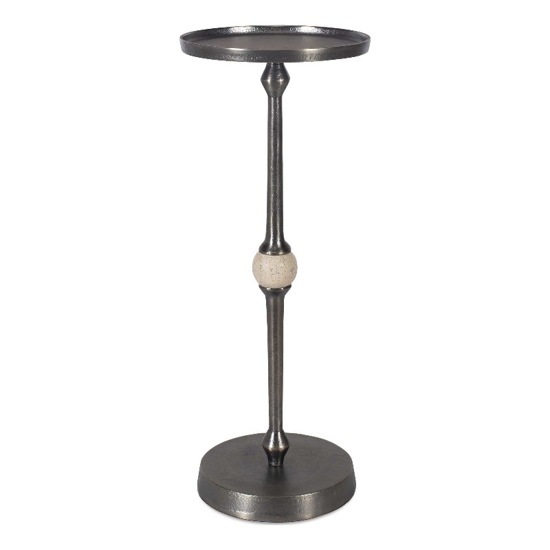 Uttermost Aluminum and Iron Accent Table in Bronze