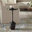Uttermost Aluminum Accent Table in Brown