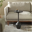 Uttermost Aluminum Accent Table in Brown
