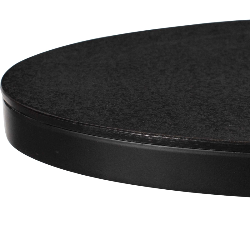 Uttermost Aluminum and Iron Accent Table in Black