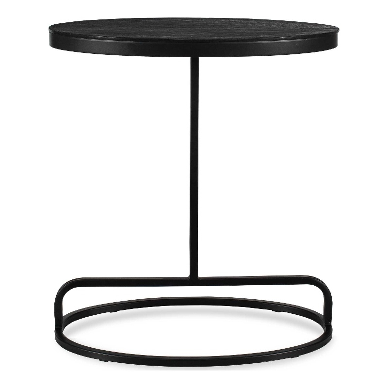 Uttermost Aluminum and Iron Accent Table in Black