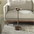 Uttermost Aluminum Round Accent Table in Bronze