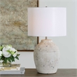 Uttermost Ceramic Farmhouse Table Lamp in Gray