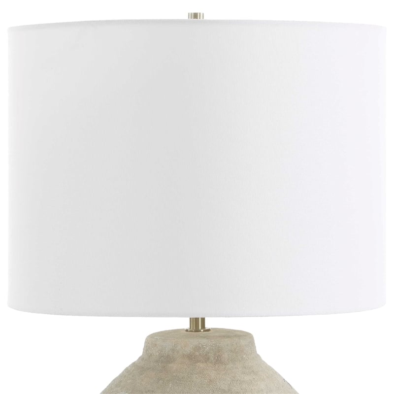 Uttermost Ceramic Farmhouse Table Lamp in Brown