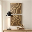 Uttermost Golden Terrain Wooden Wall Decor in Brown (Set of 2)