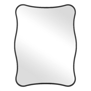 Uttermost Pavia Vanity Mirror in Black