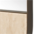 Uttermost Russo Travertine Tall Oval Mirror in Bronze