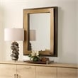 Uttermost Around The Bend Mirror in Golden Bronze
